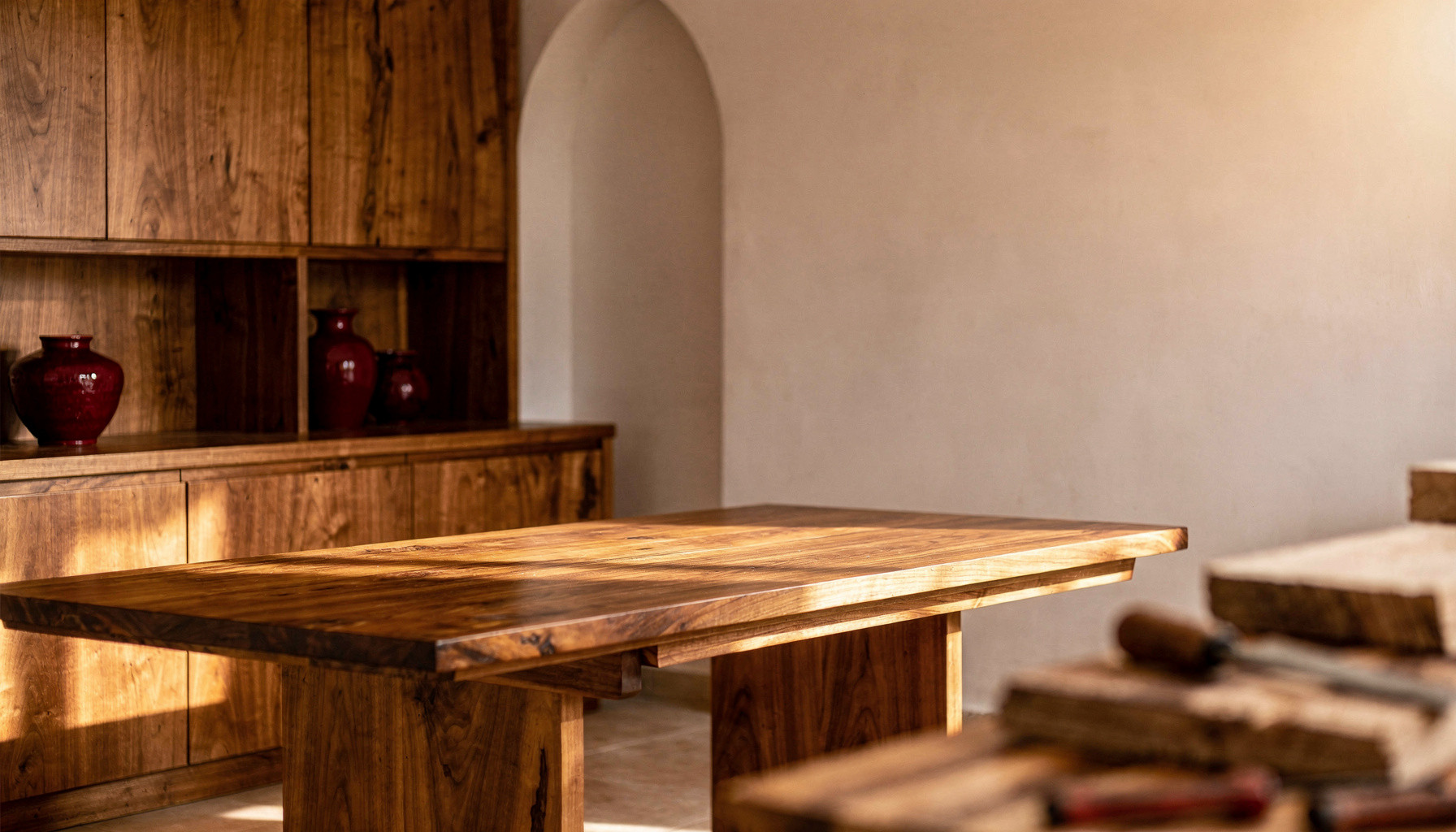 Home Decorati — wooden furniture manufacturer website built with WebZum AI website creator